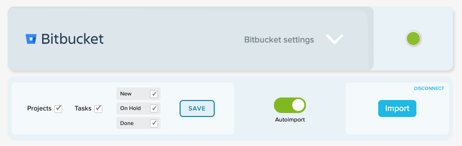 Track time on Bitbucket projects, tasks